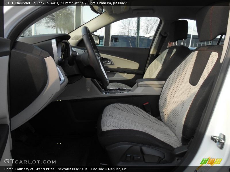 Summit White / Light Titanium/Jet Black 2011 Chevrolet Equinox LS AWD