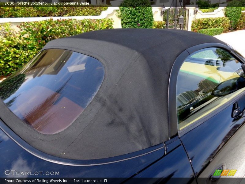 Black / Savanna Beige 2000 Porsche Boxster S