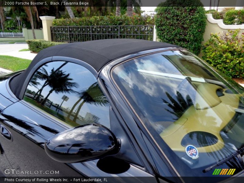 Black / Savanna Beige 2000 Porsche Boxster S