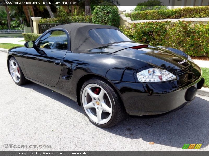 Black / Savanna Beige 2000 Porsche Boxster S