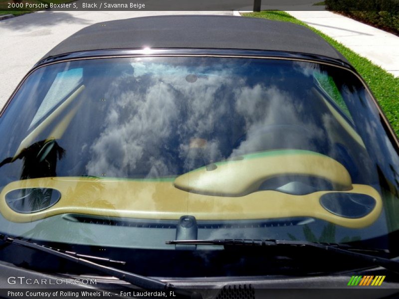 Black / Savanna Beige 2000 Porsche Boxster S