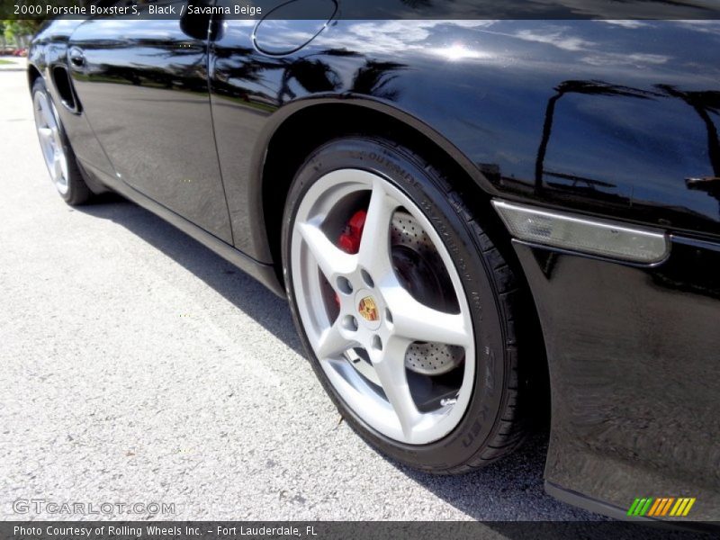 Black / Savanna Beige 2000 Porsche Boxster S