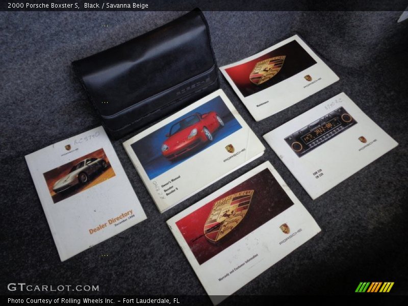 Black / Savanna Beige 2000 Porsche Boxster S