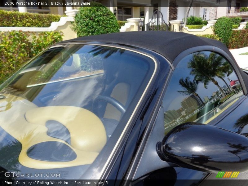 Black / Savanna Beige 2000 Porsche Boxster S