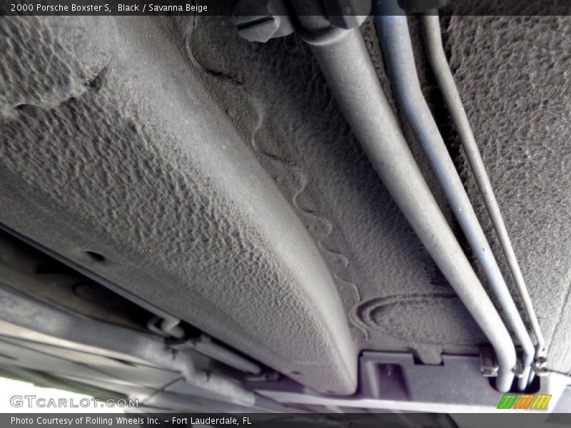 Black / Savanna Beige 2000 Porsche Boxster S