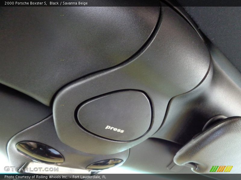 Black / Savanna Beige 2000 Porsche Boxster S