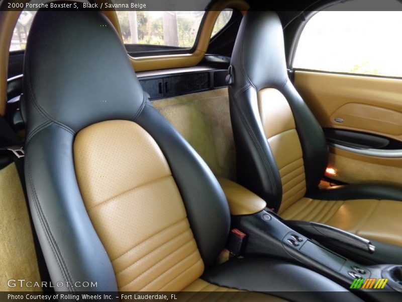 Black / Savanna Beige 2000 Porsche Boxster S