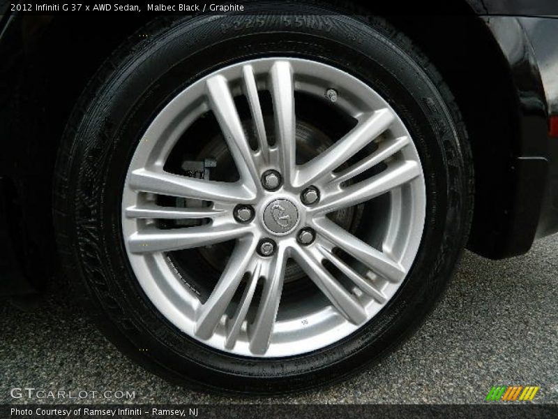 Malbec Black / Graphite 2012 Infiniti G 37 x AWD Sedan
