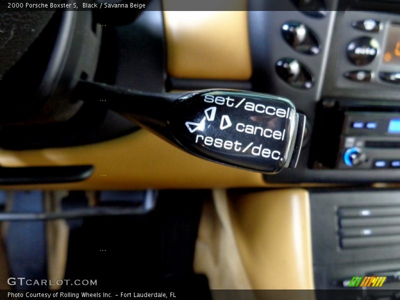 Black / Savanna Beige 2000 Porsche Boxster S