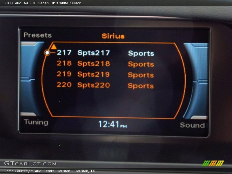 Ibis White / Black 2014 Audi A4 2.0T Sedan