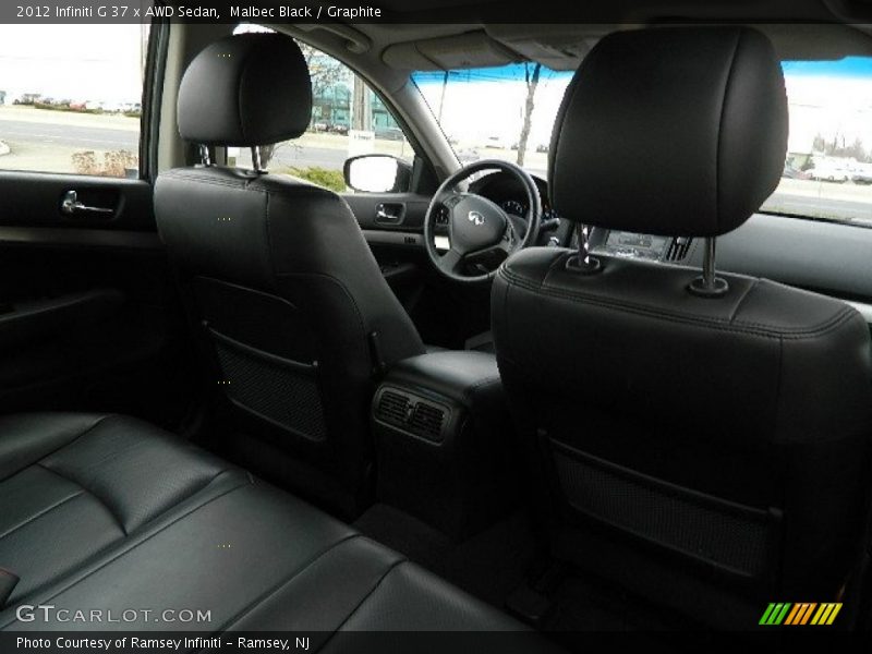 Malbec Black / Graphite 2012 Infiniti G 37 x AWD Sedan