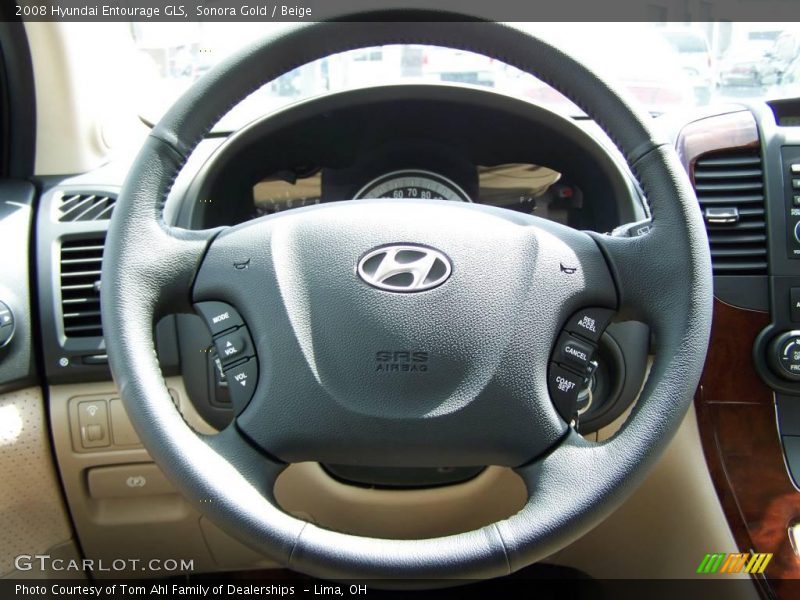 Sonora Gold / Beige 2008 Hyundai Entourage GLS