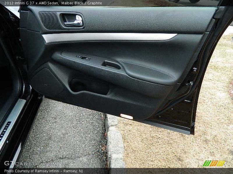 Malbec Black / Graphite 2012 Infiniti G 37 x AWD Sedan
