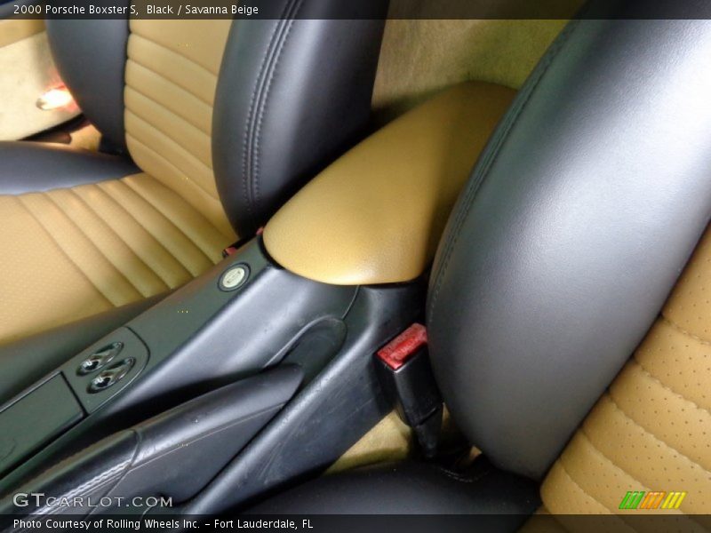 Black / Savanna Beige 2000 Porsche Boxster S
