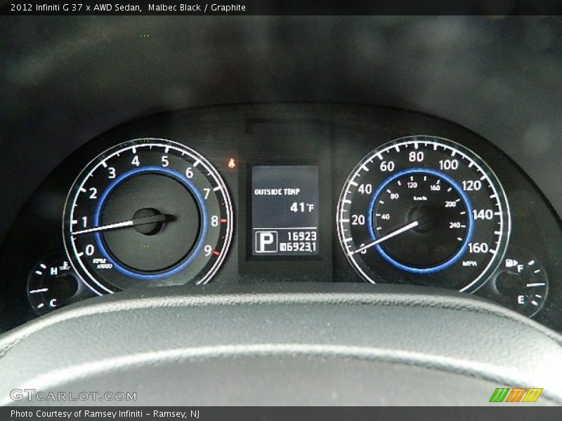 Malbec Black / Graphite 2012 Infiniti G 37 x AWD Sedan