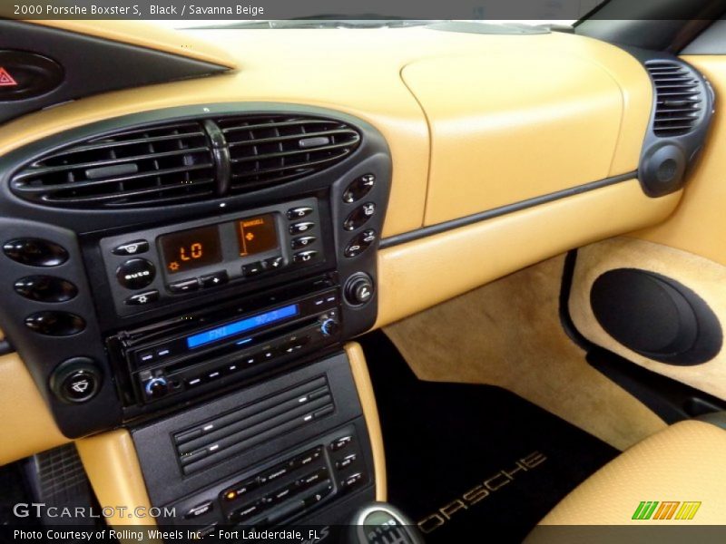 Black / Savanna Beige 2000 Porsche Boxster S