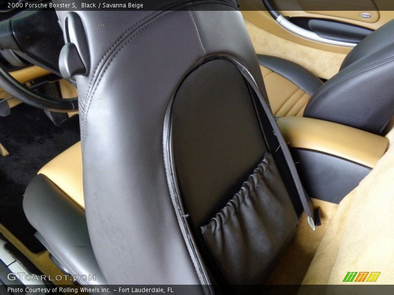 Black / Savanna Beige 2000 Porsche Boxster S