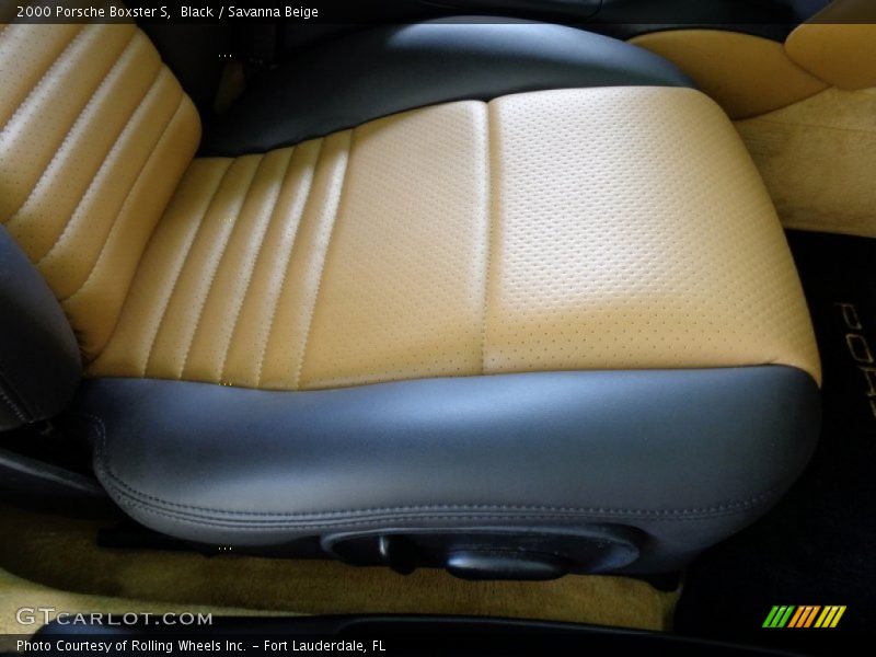 Black / Savanna Beige 2000 Porsche Boxster S