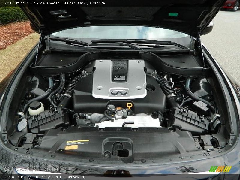Malbec Black / Graphite 2012 Infiniti G 37 x AWD Sedan