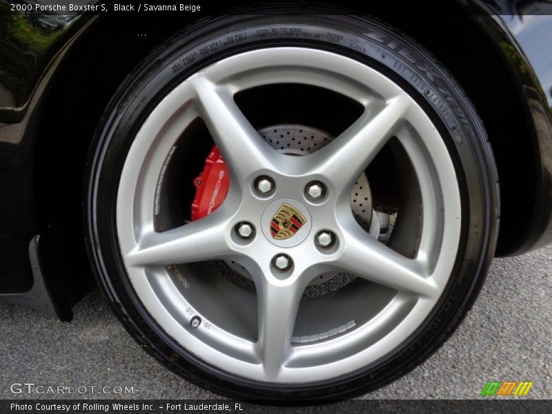 Black / Savanna Beige 2000 Porsche Boxster S