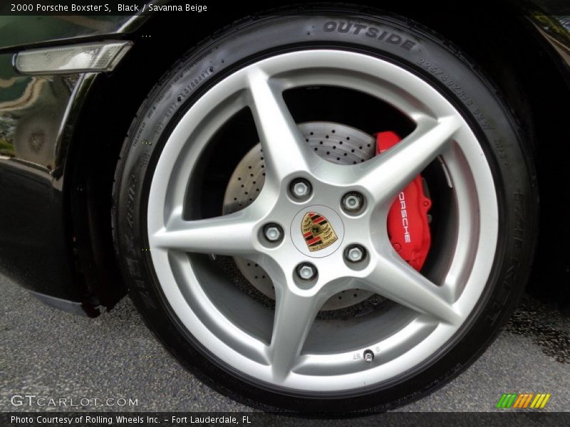 Black / Savanna Beige 2000 Porsche Boxster S