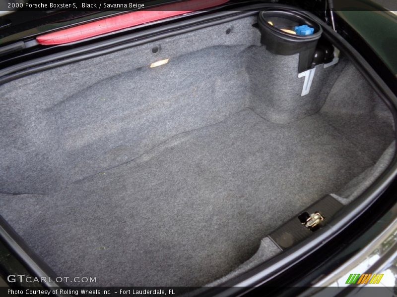 Black / Savanna Beige 2000 Porsche Boxster S