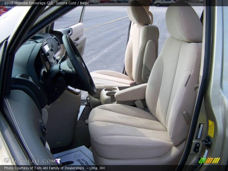 Sonora Gold / Beige 2008 Hyundai Entourage GLS