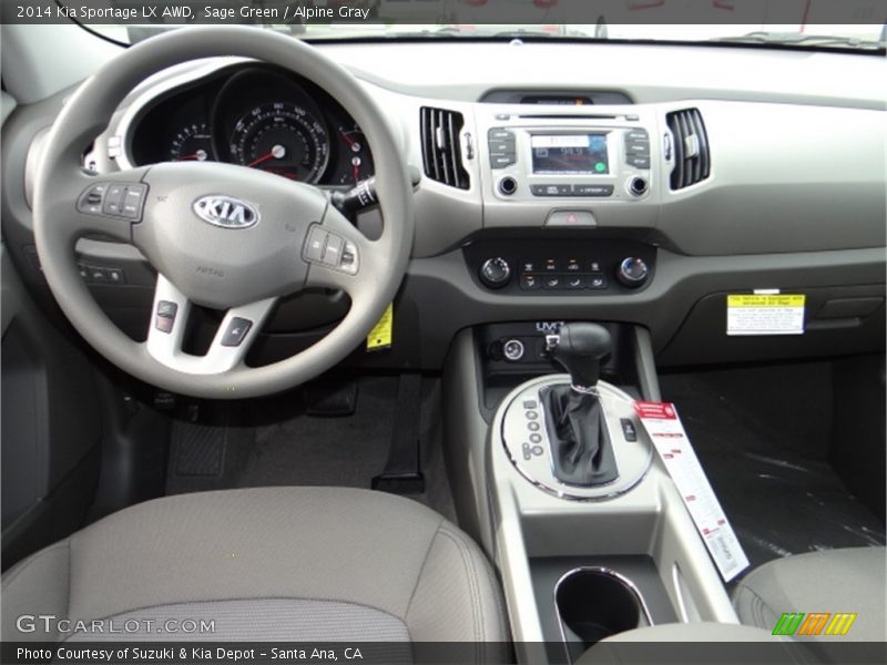 Sage Green / Alpine Gray 2014 Kia Sportage LX AWD