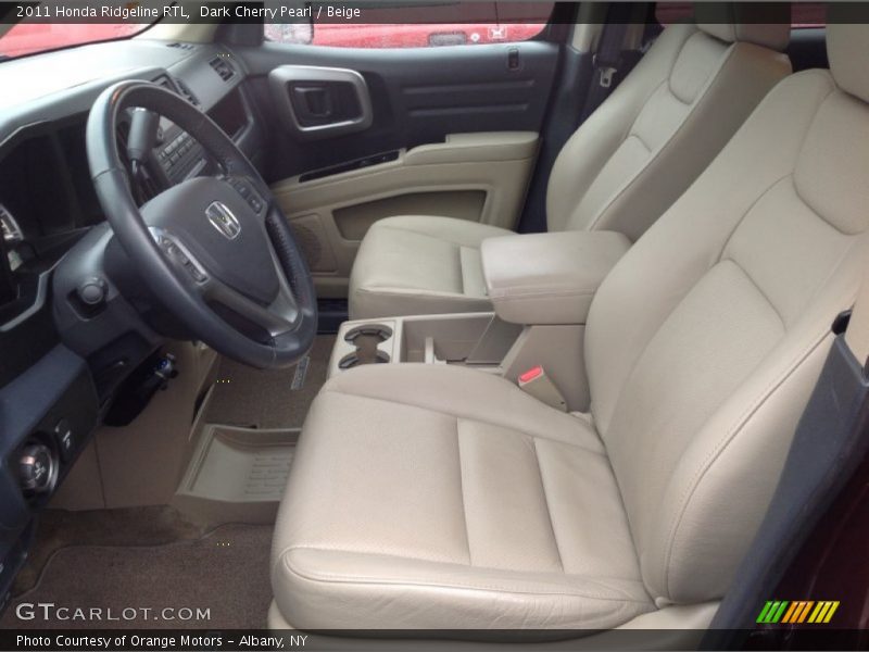 Dark Cherry Pearl / Beige 2011 Honda Ridgeline RTL