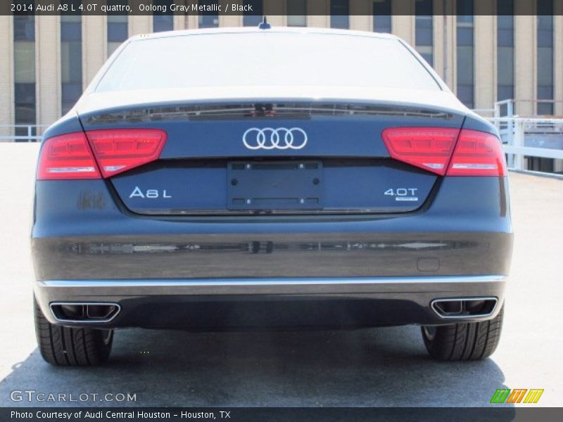 Oolong Gray Metallic / Black 2014 Audi A8 L 4.0T quattro
