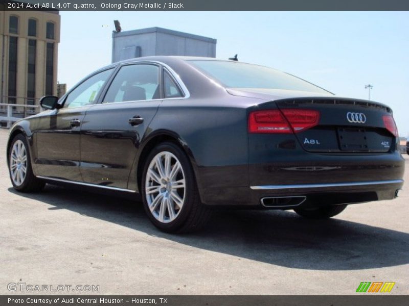 Oolong Gray Metallic / Black 2014 Audi A8 L 4.0T quattro