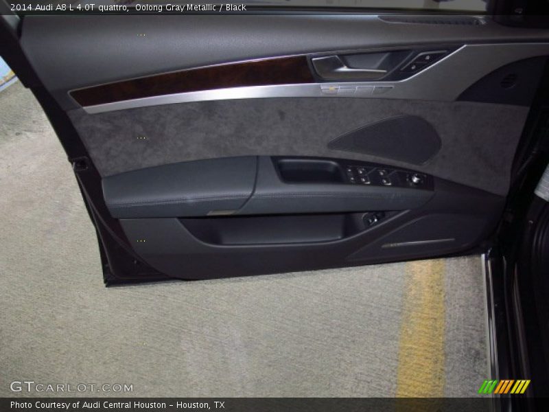 Oolong Gray Metallic / Black 2014 Audi A8 L 4.0T quattro