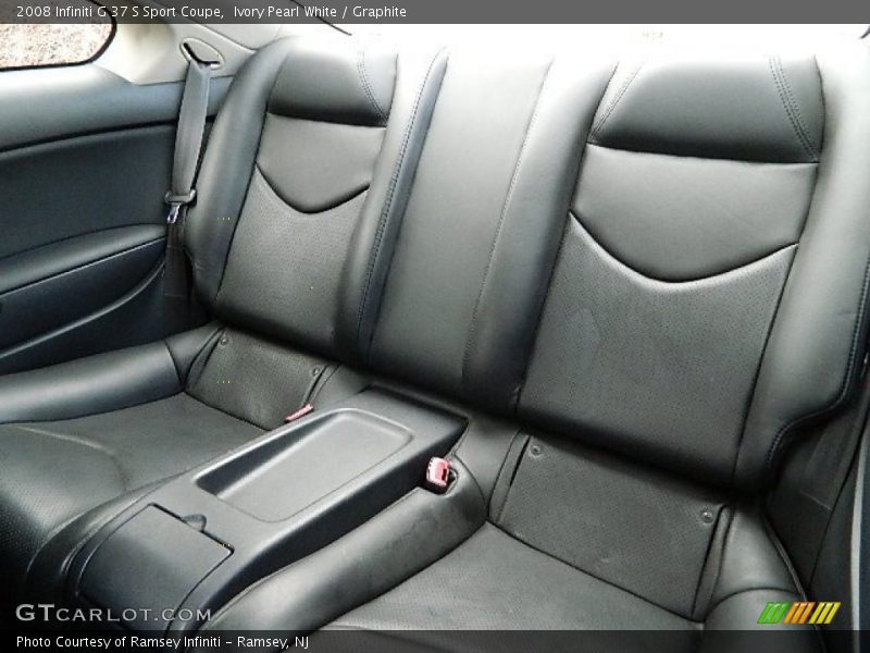 Ivory Pearl White / Graphite 2008 Infiniti G 37 S Sport Coupe