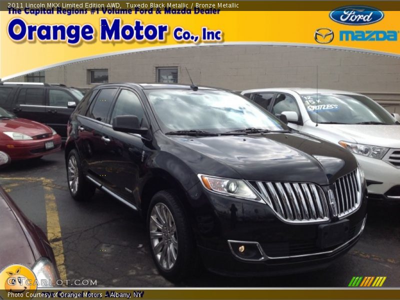 Tuxedo Black Metallic / Bronze Metallic 2011 Lincoln MKX Limited Edition AWD