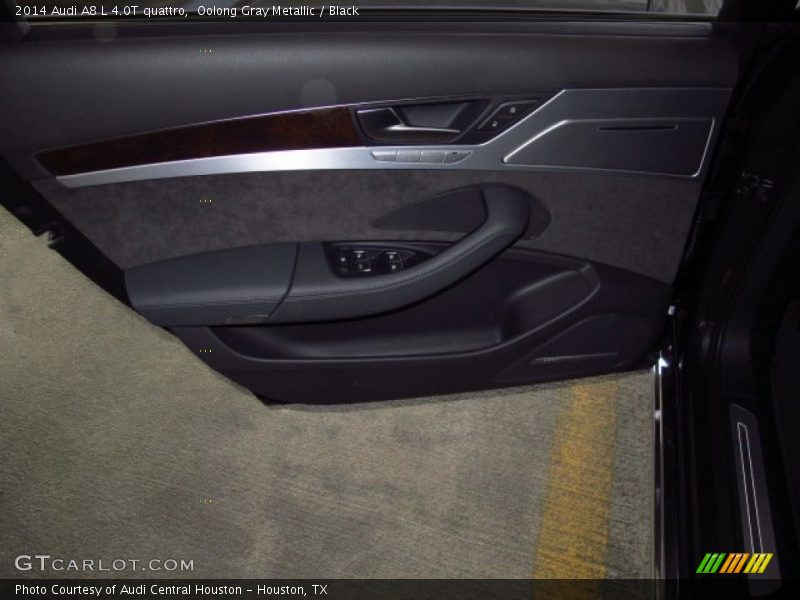 Oolong Gray Metallic / Black 2014 Audi A8 L 4.0T quattro