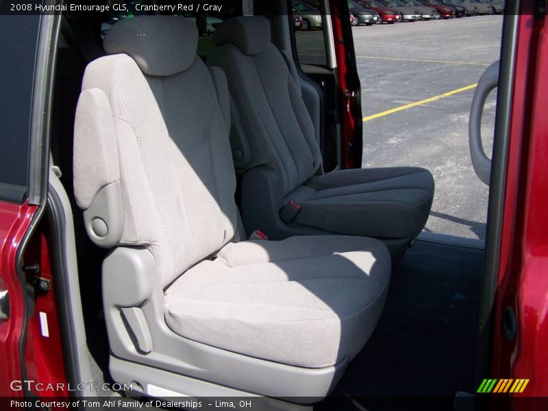 Cranberry Red / Gray 2008 Hyundai Entourage GLS