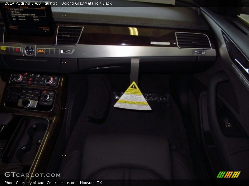 Oolong Gray Metallic / Black 2014 Audi A8 L 4.0T quattro