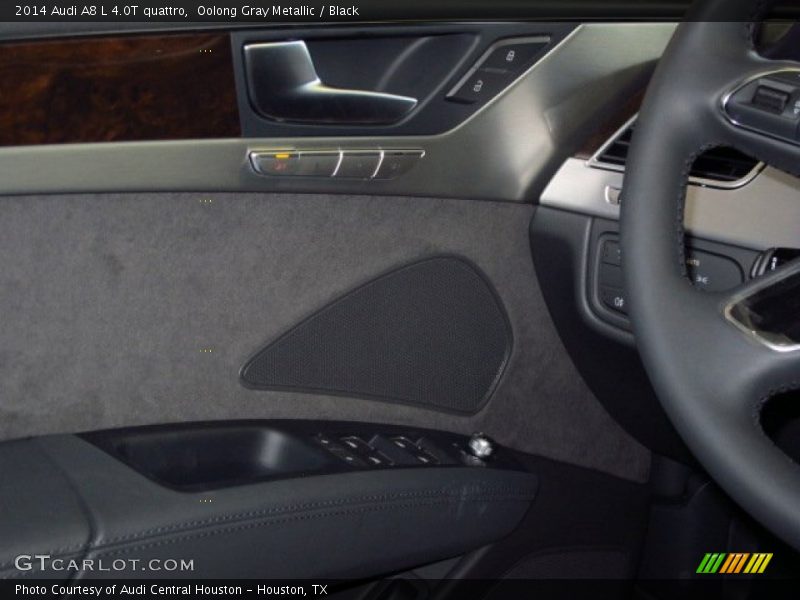 Oolong Gray Metallic / Black 2014 Audi A8 L 4.0T quattro
