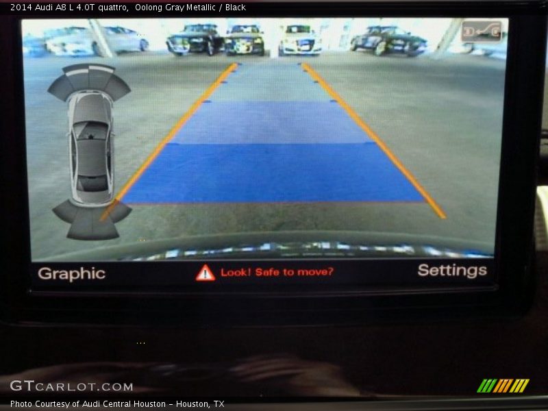 Oolong Gray Metallic / Black 2014 Audi A8 L 4.0T quattro