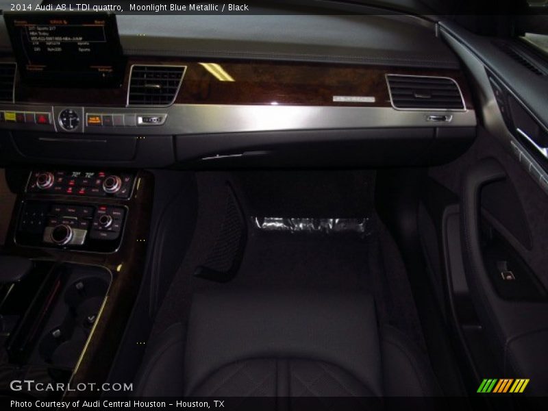 Moonlight Blue Metallic / Black 2014 Audi A8 L TDI quattro