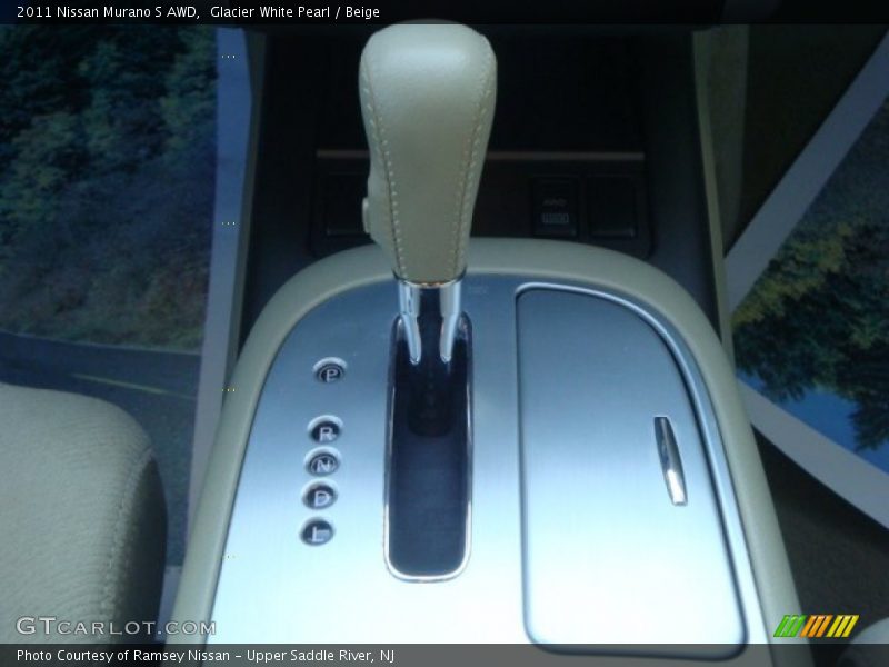 Glacier White Pearl / Beige 2011 Nissan Murano S AWD