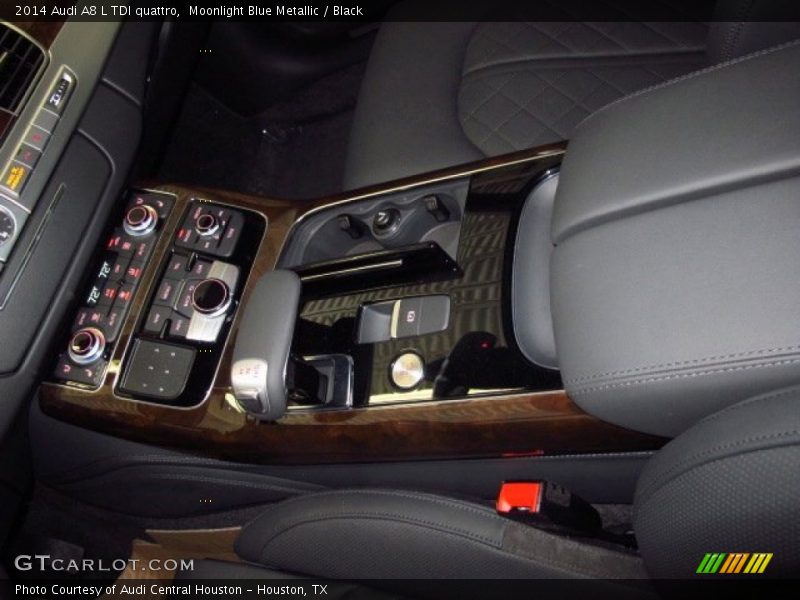 Moonlight Blue Metallic / Black 2014 Audi A8 L TDI quattro