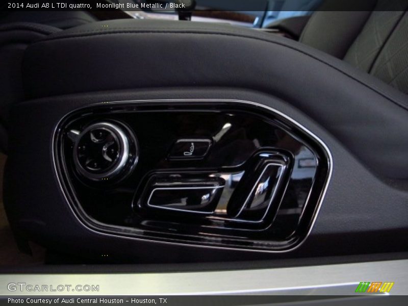 Moonlight Blue Metallic / Black 2014 Audi A8 L TDI quattro