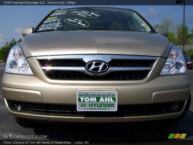 Sonora Gold / Beige 2008 Hyundai Entourage GLS