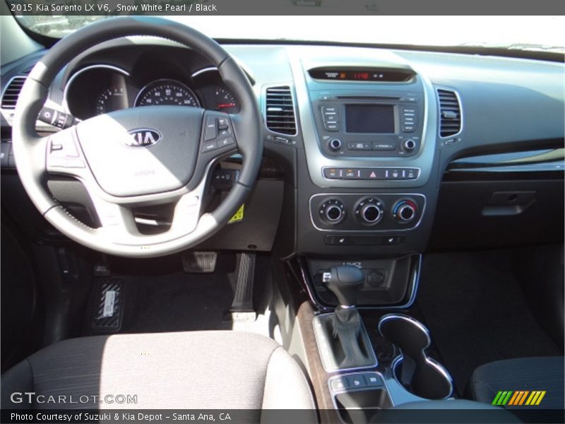 Snow White Pearl / Black 2015 Kia Sorento LX V6