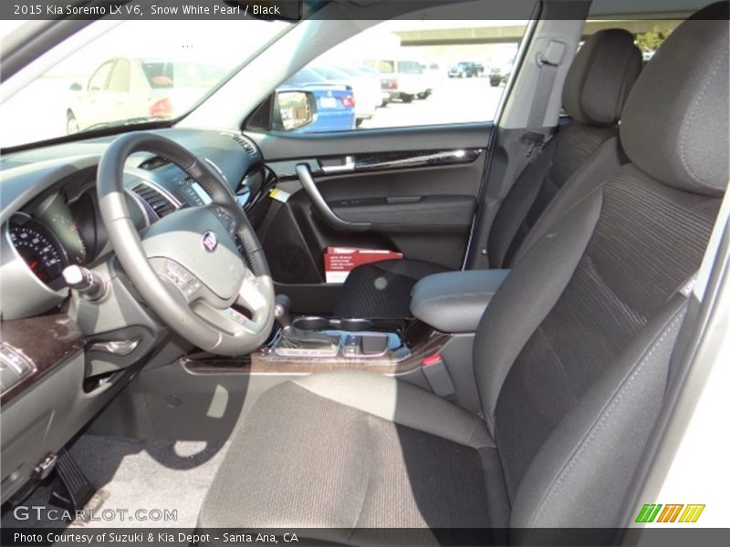 Snow White Pearl / Black 2015 Kia Sorento LX V6