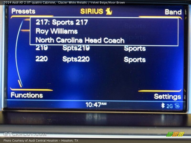 Glacier White Metallic / Velvet Beige/Moor Brown 2014 Audi A5 2.0T quattro Cabriolet