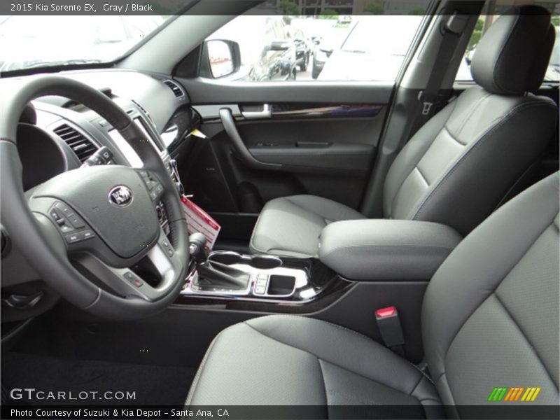 Gray / Black 2015 Kia Sorento EX