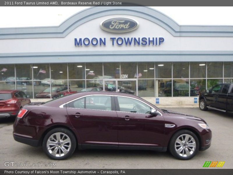 Bordeaux Reserve Red / Light Stone 2011 Ford Taurus Limited AWD