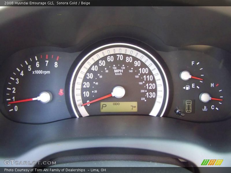 Sonora Gold / Beige 2008 Hyundai Entourage GLS